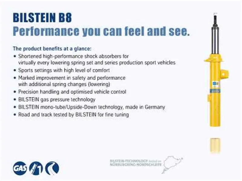 Bilstein B8 2014+ Mercedes-Benz Cla45 Amg (W/O Electronic Suspension) Front Right Strut Assembly 1