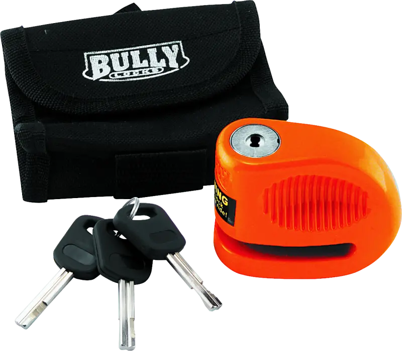 Bully Lock Disc Orange W/ Pouch - 5.5Mm 1