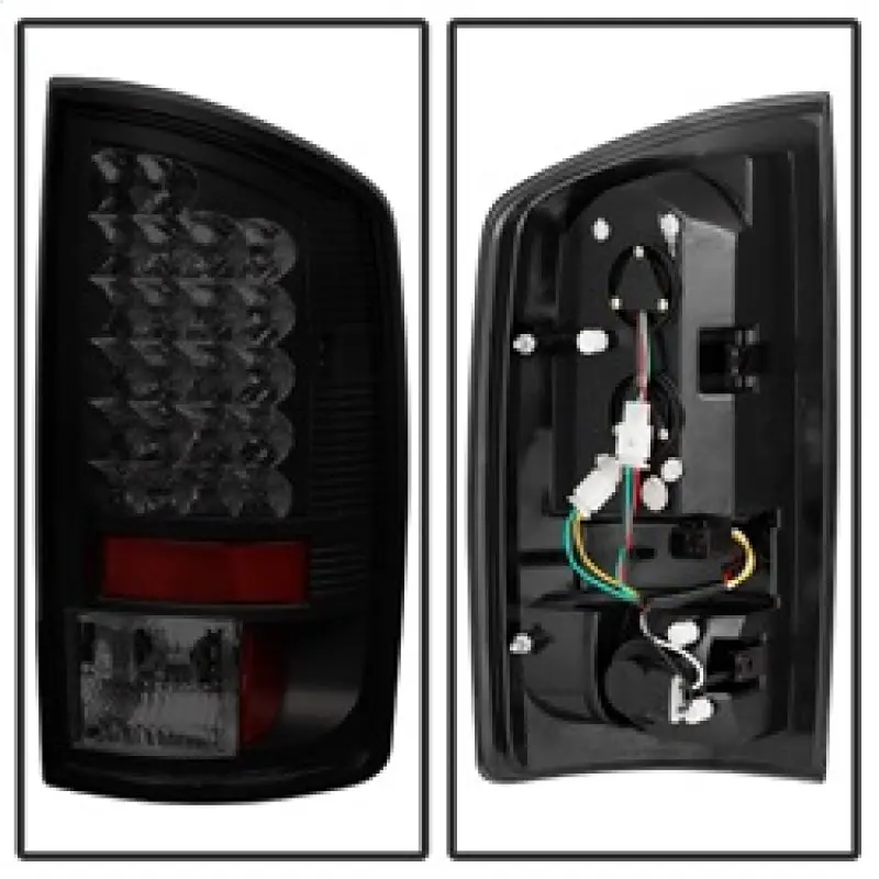 Spyder Dodge Ram 02-06 1500/Ram 2500/3500 03-06 Led Tail Light Black Smoke Alt-Yd-Dram02-Led-Bsm 1
