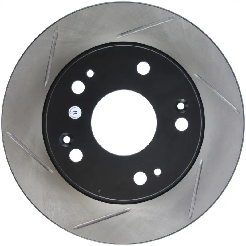 Stoptech Power Slot 04-08 Acura Tsx / 03-07 Honda Accord V6 Coupe Slotted Rear Right Rotor 1