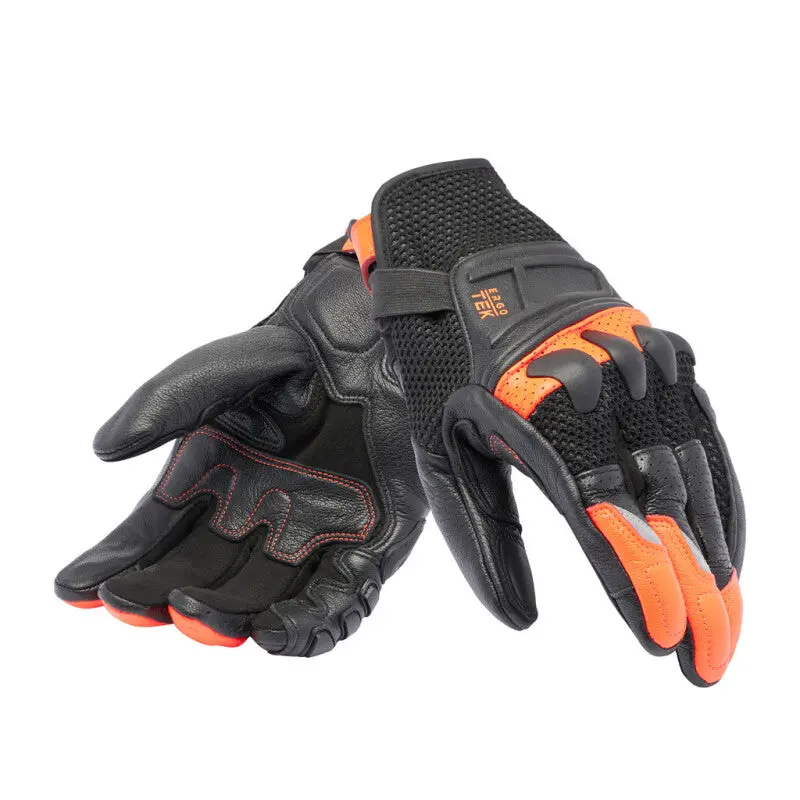 Dainese X-Ride 2 Ergo-Tek Gloves Black/Red-Fluorescent - Medium 1