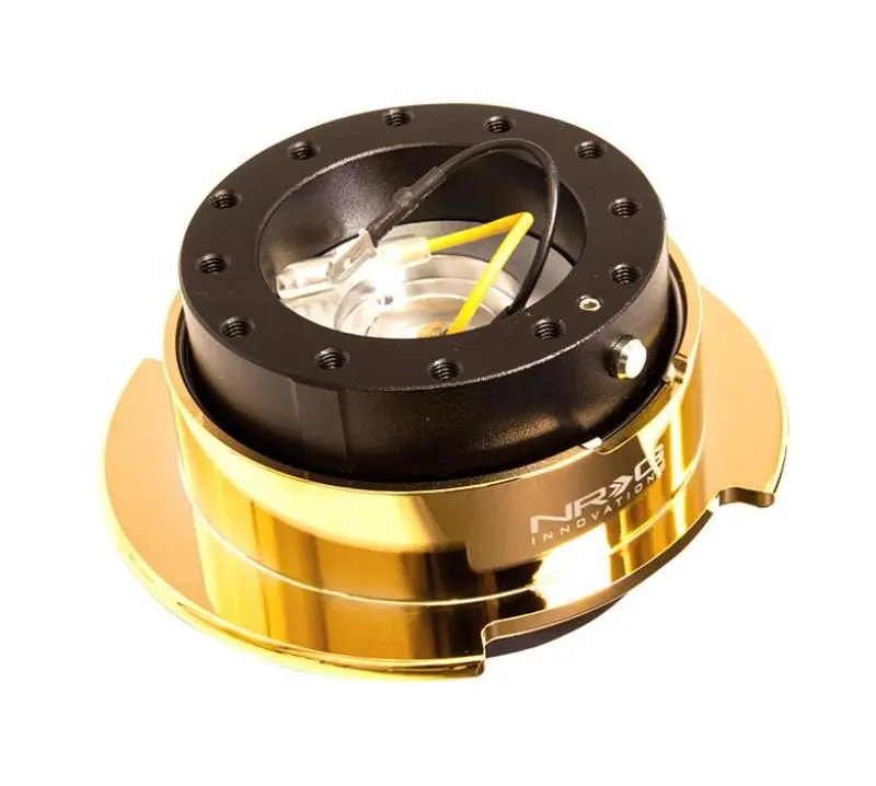 Nrg Quick Release Kit Gen 2.5 - Black Body / Chrome Gold Ring 1