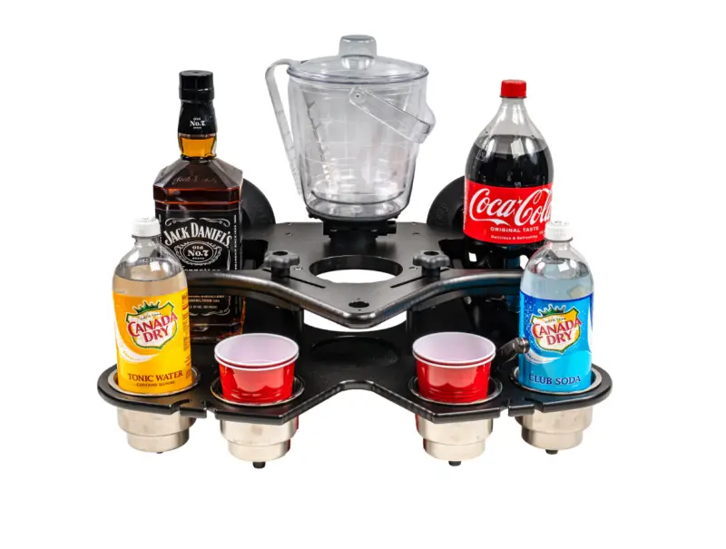 Seasucker Double Decker Party Barge Portable Bar - Black 1