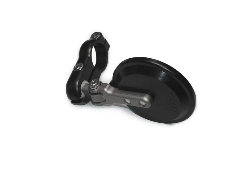 Crg Blindsight Folding 2 In. Round Bar-End Mirror - Black 1