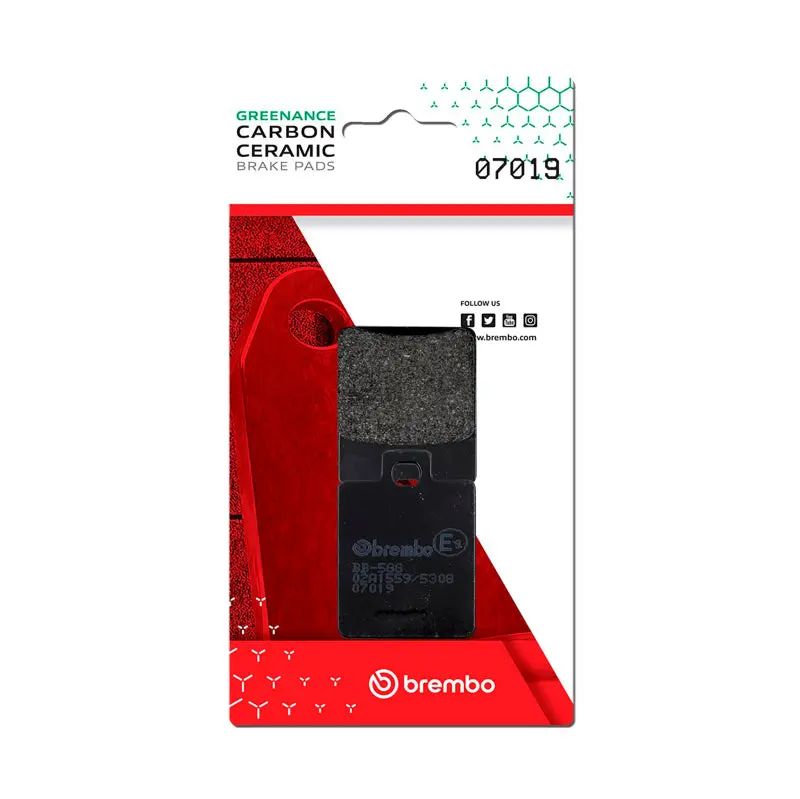 Brembo Oe Piaggio Zip Carbon Ceramic Brake Pad - Front 1