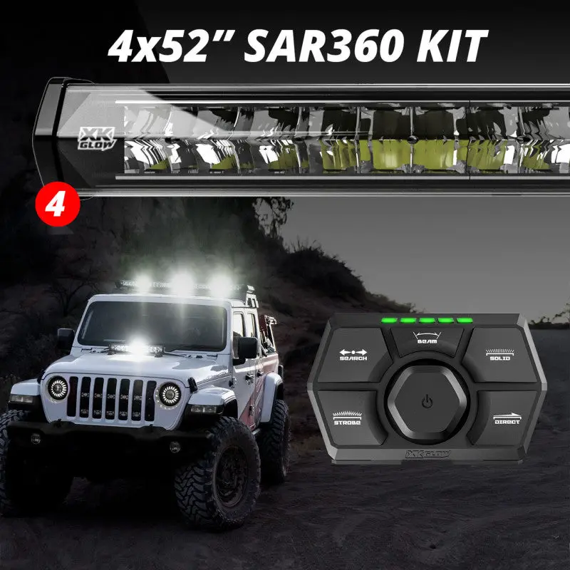 Xk Glow Sar360 Light Bar Kit Emergency Search And Rescue Light System (4) 52In 1