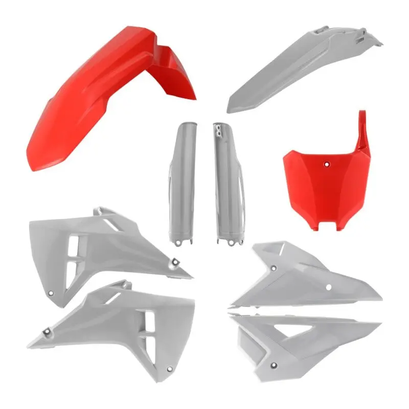 Acerbis 2025 Honda Crf250r/ Crf450r Full Plastic Kit - Red/Gray 1