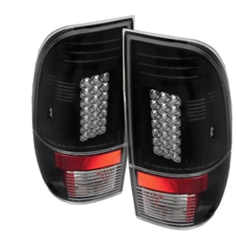 Spyder Ford F150 Side 97-03/F250/350/450 Super Duty 99-07 Led Tail Lights Blk Alt-Yd-Ff15097-Led-Bk 1