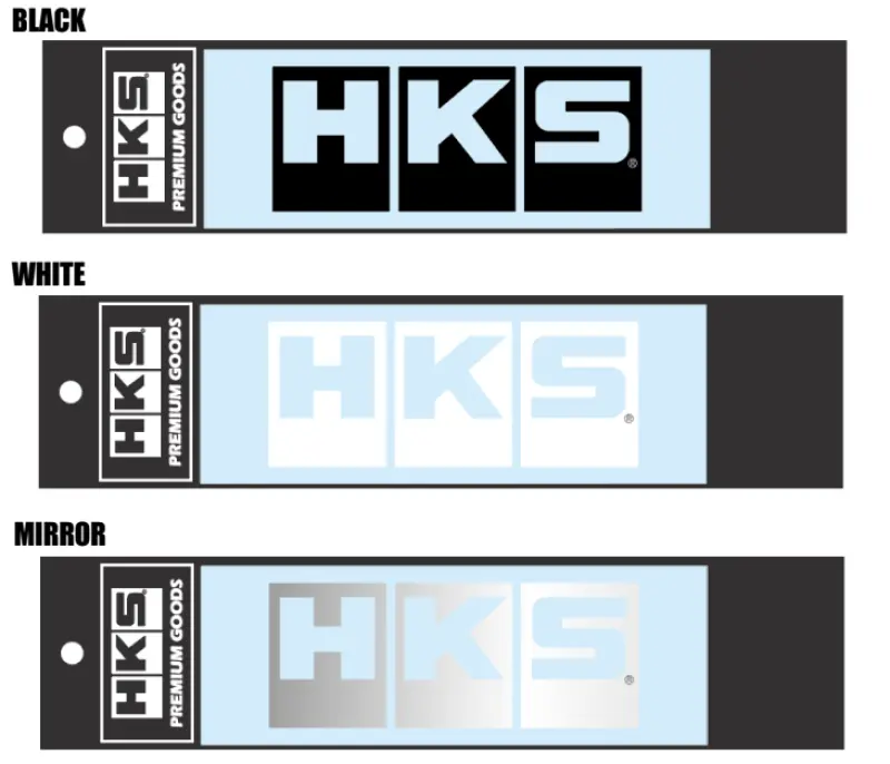 Hks Logo Sticker W135 Mirror 1