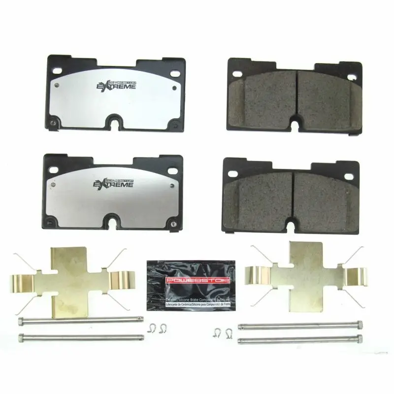 Power Stop 2019 Chevrolet Silverado 1500 Front Z36 Truck & Tow Brake Pads W/Hardware 1