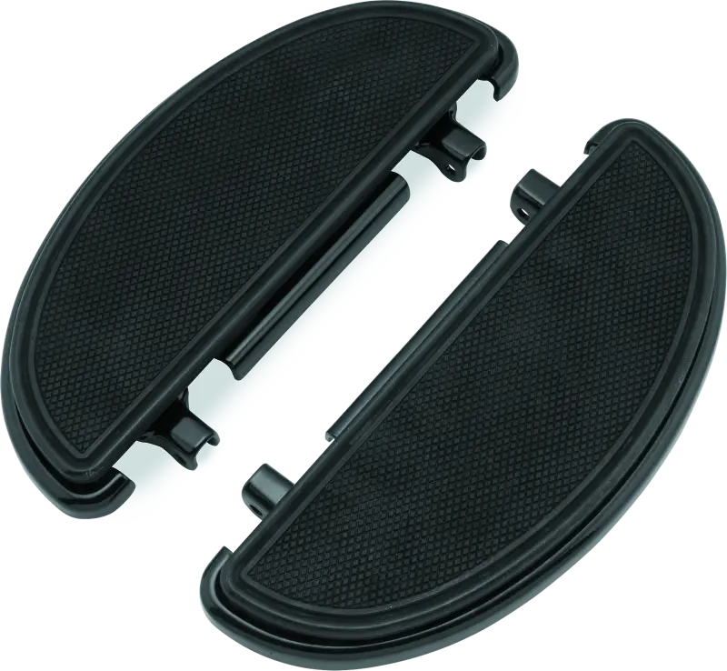 Bikers Choice 82-Up Flh Flt 86-17 Flst Black Half-Moon Floorboard Kit 1