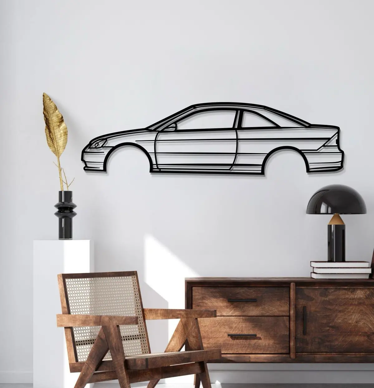 2001 Civic Ex Metal Car Wall Art - Mt0287 2