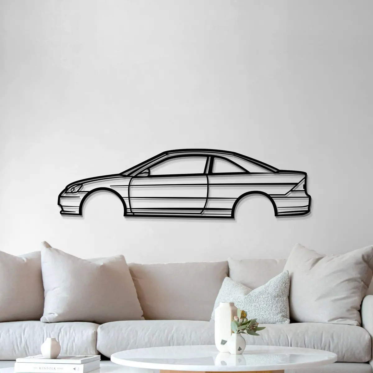 2001 Civic Ex Metal Car Wall Art - Mt0287 5