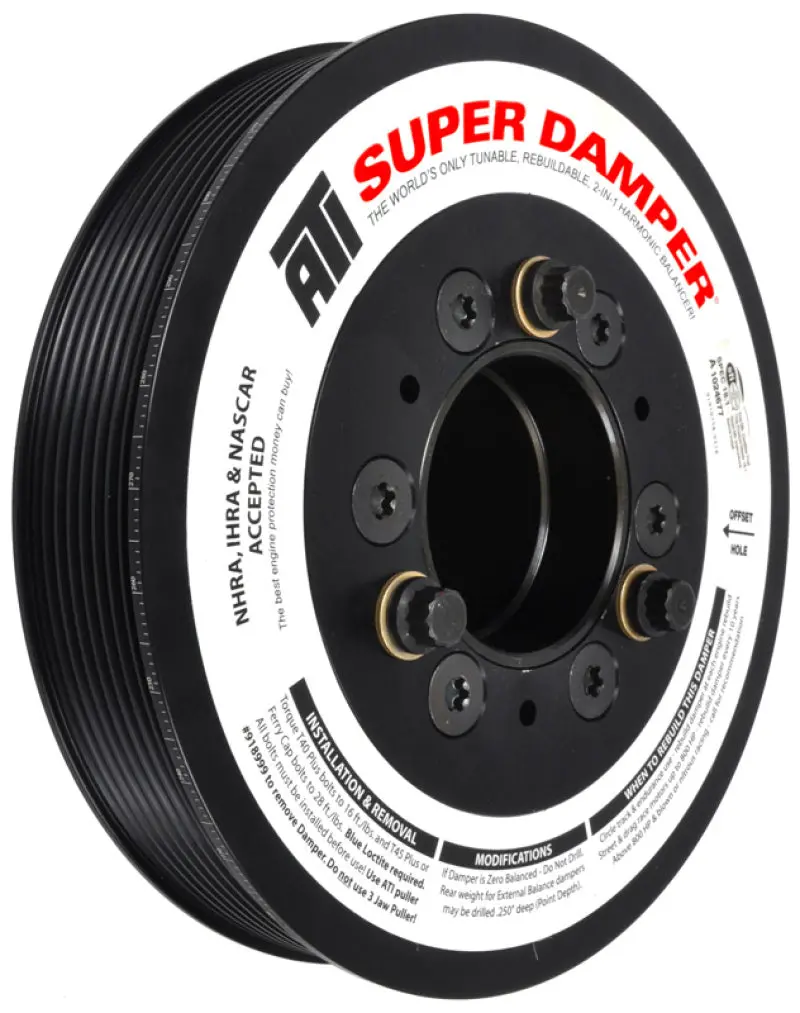 Ati Damper - 7.48In - Alum - 8 Grv - Dodge - 2009+ - 5.7L / 6.4L Hemi Truck - 3 Ring 1
