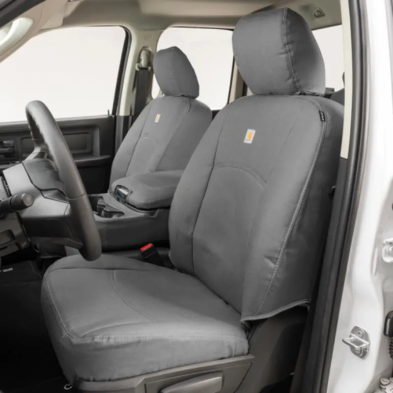 Covercraft 15-20 Ford F150 Carhartt Precisionfit Custom Front Row Seat Covers - Gravel 1