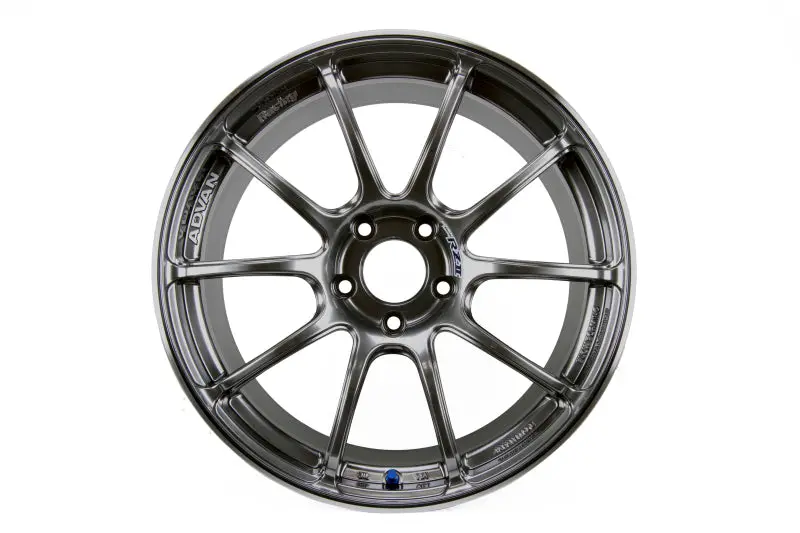 Advan Rzii 17X8.5 +31 5X114.3 Racing Hyper Black Wheel 1