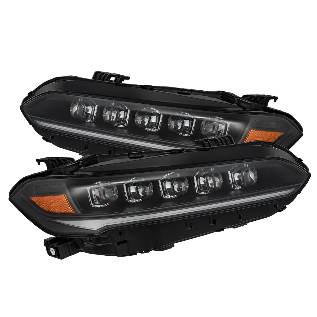 22-25 Honda Civic Nova-Series Led Projector Headlights Black 1