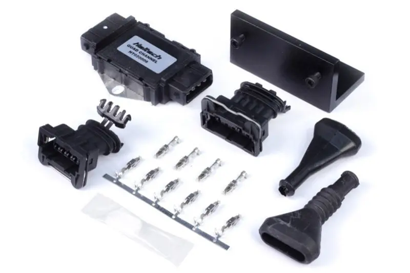 Haltech Quad Channel Oem Igniter (Dumb) W/Plugs/Pins/Mounting Bracket/Paste 1