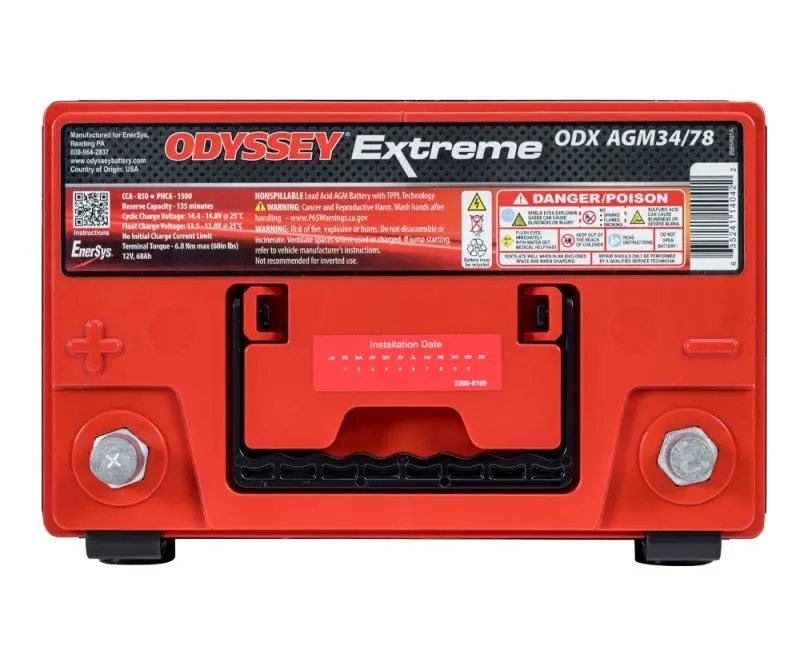 Odyssey Battery Auto/Truck/Heavy Duty & Commercial Extreme Agm Battery (34/78-Pc1500dt) 1
