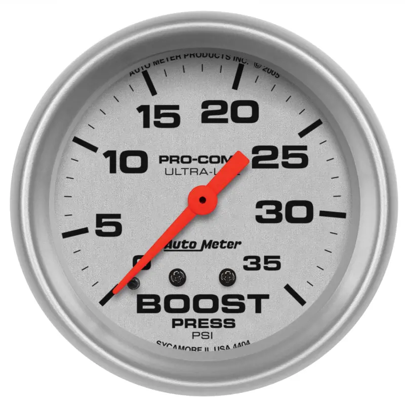 Autometer Ultra-Lite 2 5/8In Mechanical Boost Gauge 1