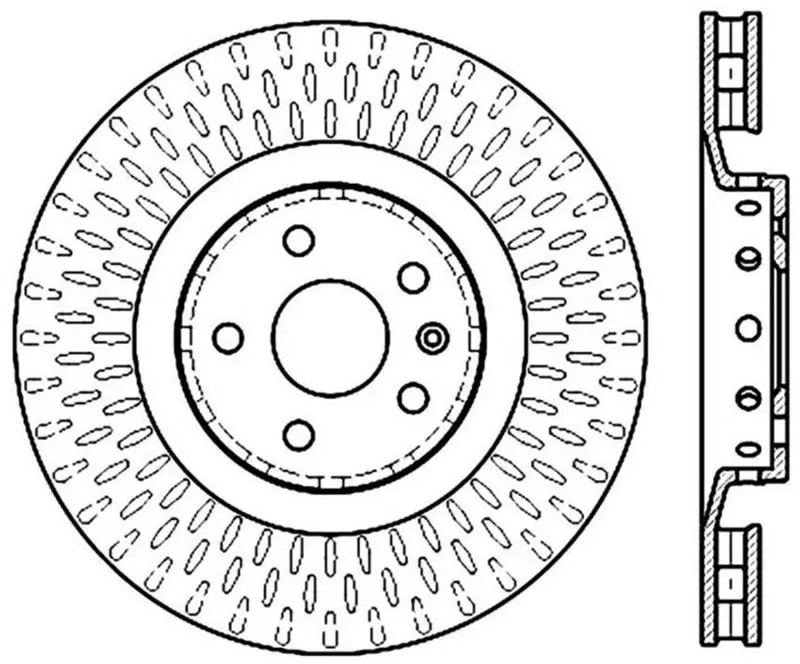 Stoptech Slotted Sport Brake Rotor 1