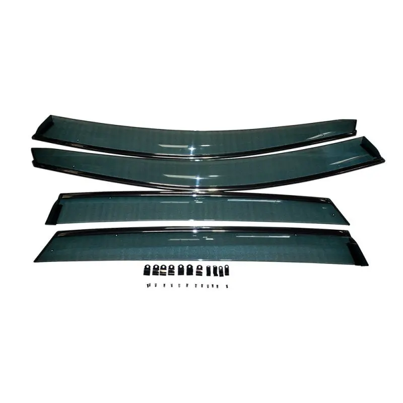 Blox Racing 07-11 Crv Door Sun Visors Smoke Acrylic 4Pcs 1