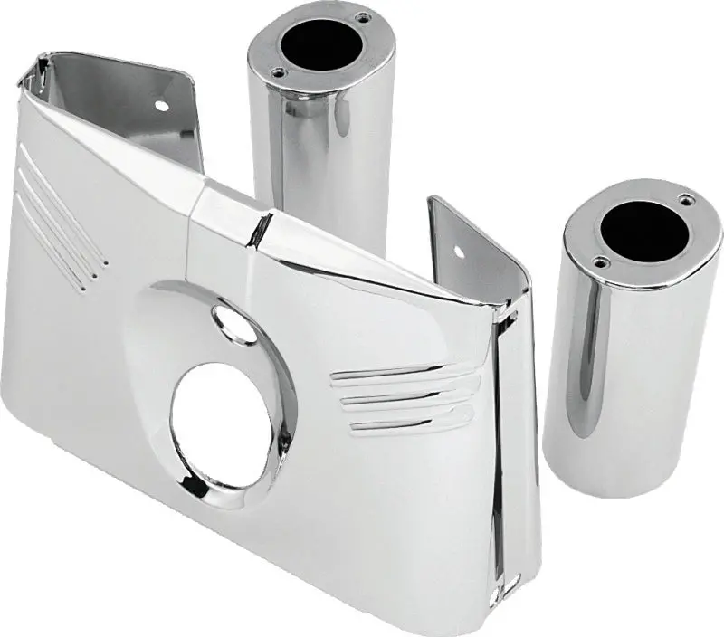 Bikers Choice 86-08 Flst Chrome 5 Piece Tin Fork Cover Kit 1