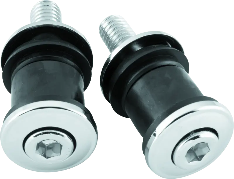 Bikers Choice 73-17 Chrome Flush Mount Handlebar Bushing Kit 1/2-13 1