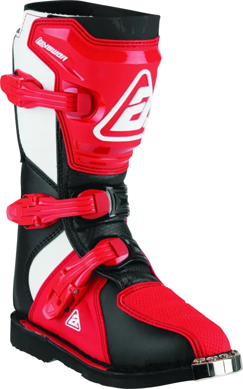 Answer Ar1 Boot Black/Red Youth Size - 3 1