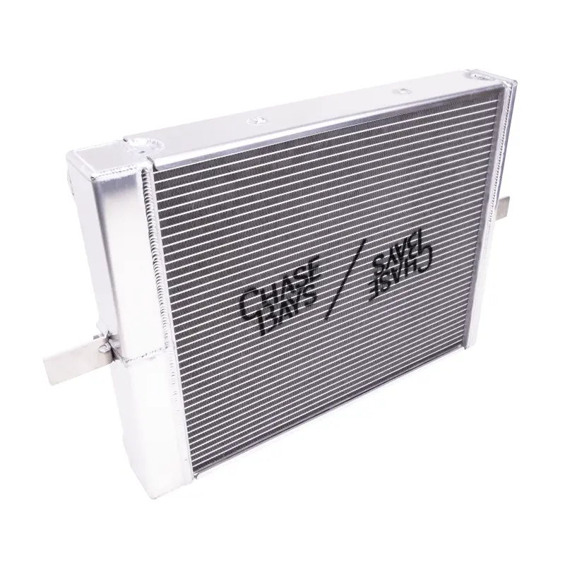 Chase Bays Bmw E30/E36/E46 Oe 1.5In Push-On Hose Style Tucked Aluminum Radiator W/16In Ultra Fan 1