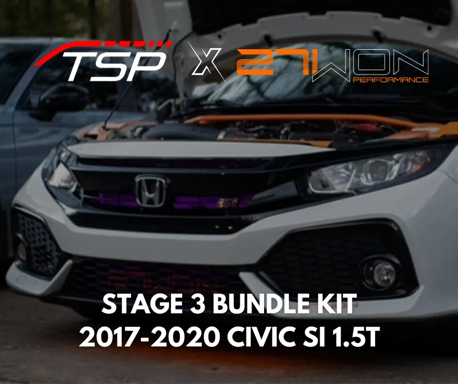 Tsp X 27Won Stage 3 Bundle Kit For 2017+ Honda Civic Si 1.5T 1