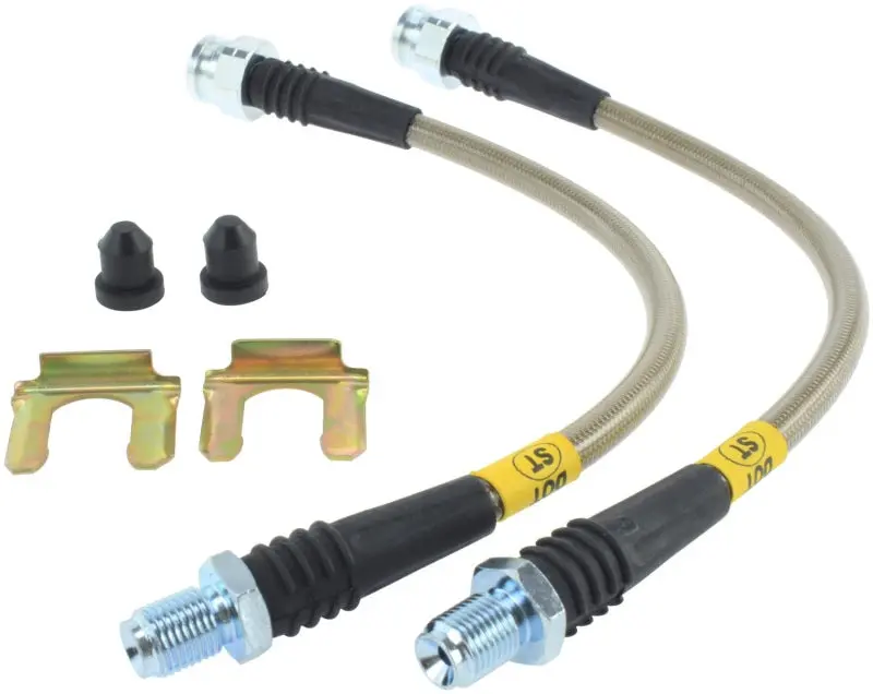 Stoptech 00-05 Mitsubishi Eclipse Stainless Steel Rear Brake Lines 1