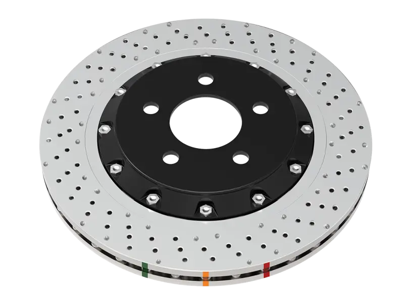 Dba 2020+ Chevrolet Corvette C8 Z51 Rear Cross Drilled 5000 Series Rotor 1