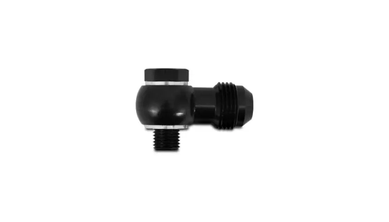 Vibrant Single -8An 3/8-24 Aluminum Male Banjo Adapter Assembly 1