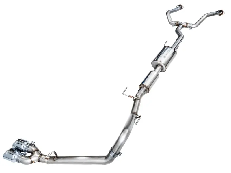 Awe 0Fg Exhaust For 3Rd Gen Toyota Tundra - Dual Chrome Silver Tips 1