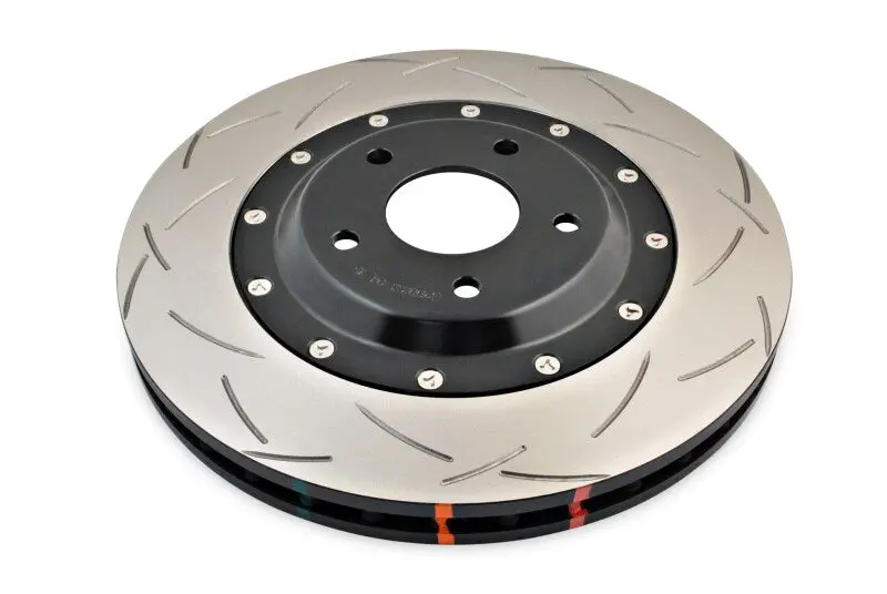 Dba 05-12 Corvette C6 W/Z06 Pkg Front Slotted 5000 Series 2 Piece Rotor Assembled W/ Black Hat 1
