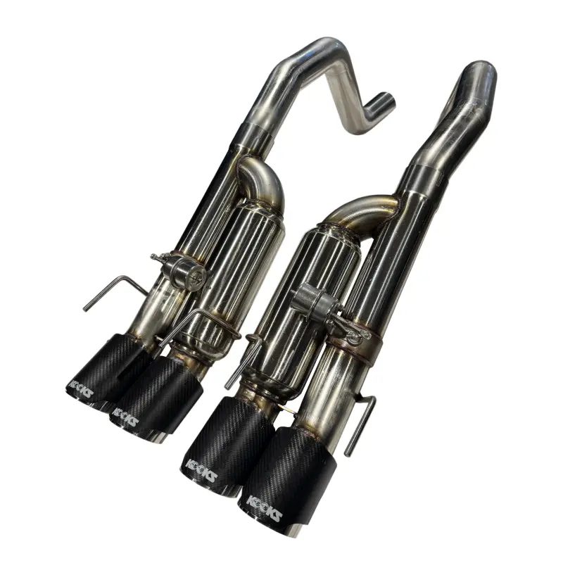 Kooks 09-13 Chevrolet Corvette Z06/Zr1 3In. Valved Axle-Back Exhaust W/ Ss Tips 1