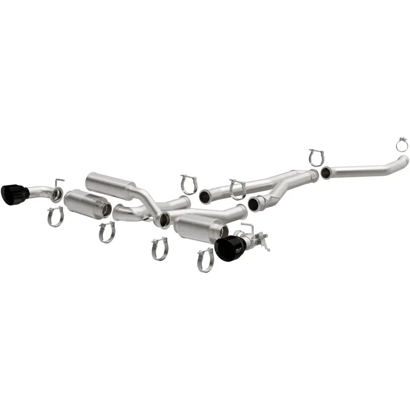 Magnaflow 2020+ Toyota Supra Speq Series Cat-Back Performance Exhaust System W/ Black Chrome Tips 1