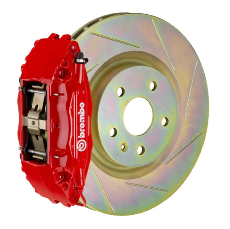 Brembo 12-16 Fr-S Front Gt Bbk 4 Piston Cast 2Pc 326 X30 1Pc Rotor Slotted Type1-Red 1