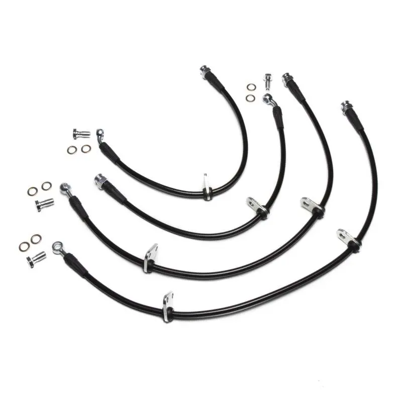 Chase Bays 04-07 Subaru Wrx Sti Caliper Brake Lines - Front & Rear Lines 1