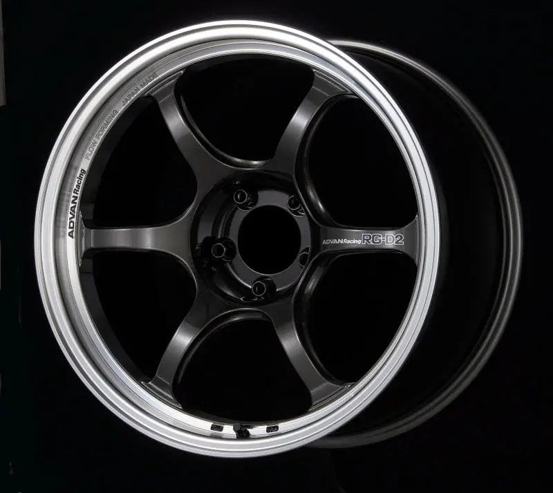 Advan Rg-D2 18X9.5 +35 5X114.3 Machining And Black Gunmetallic Wheel 1