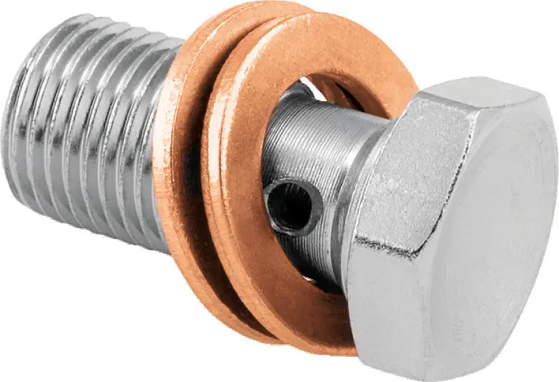 Twin Power Stainless Brake Fitting 7/16 Inch Banjo Bolt 1