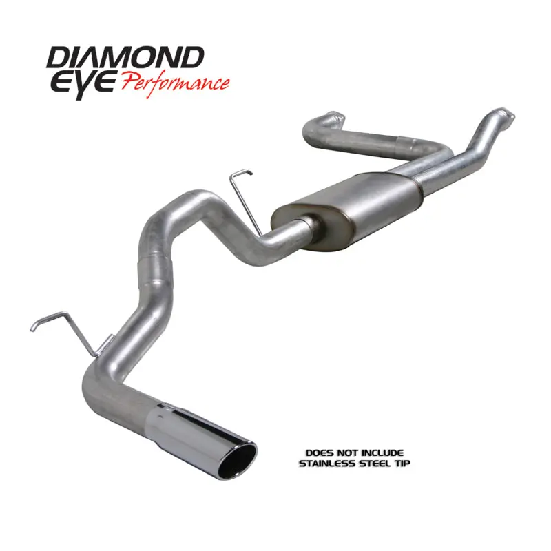 Diamond Eye Kit 3-1/2In Cb Sgl Gas Al Nissan Titan 5.6L 07-10 1
