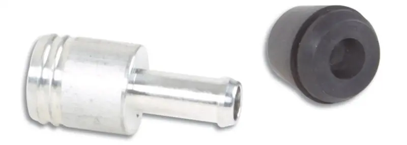 Vibrant 19Mm (3/4In) O.D. Aluminum Vacuum Hose Fitting (Includes Rubber Grommet) 1