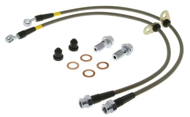 Stoptech 00-04 Ferrari F360/04-05 F360 Stradale Rear Stainless Steel Brake Line Kit 1