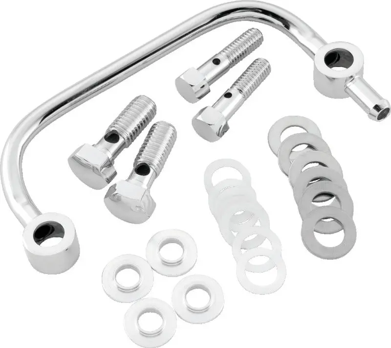 Bikers Choice 93-06 Big Twin Chrome Head Breather Kit 1