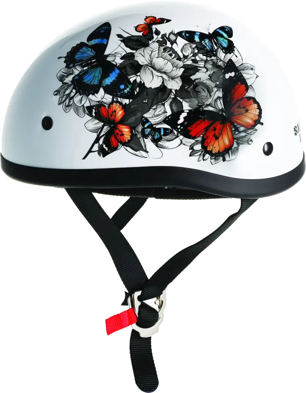 Skid Lids White Rose Original Helmet - Xs 1