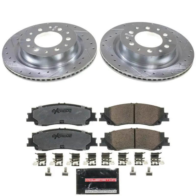 Power Stop 23-24 Toyota Sequoia Rear Z36 Truck & Tow Brake Kit 1