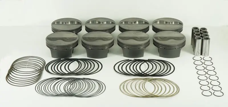 Mahle Ms Piston Set Sbc 359Ci 4.04In Bore 3.5/3.75Stk 6.125/6In Rod .927 Pin 11.9/12.6 Cr Set Of 8 1