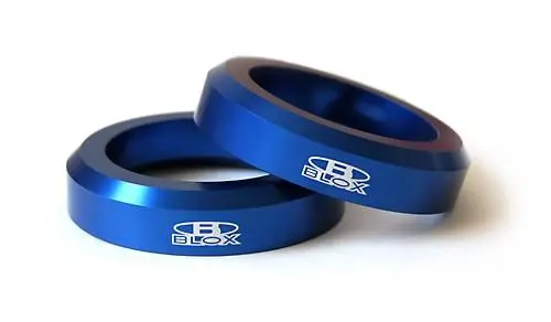 Blox Racing Honda S2000 Engine Mount Ring Kit Blue 1